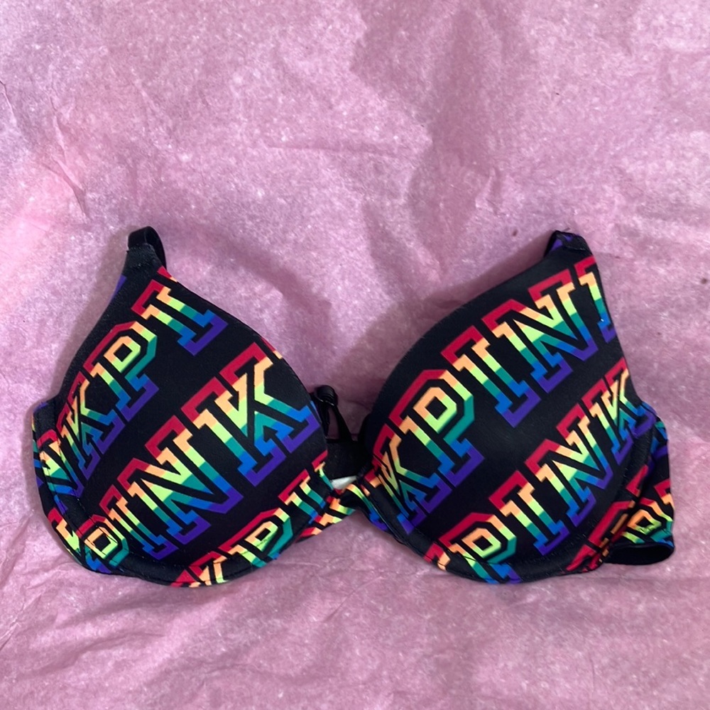 32a PINK Bra with removable strap